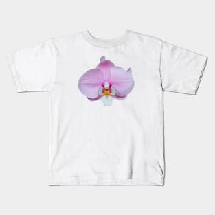 Pink Orchid Flower Kids T-Shirt